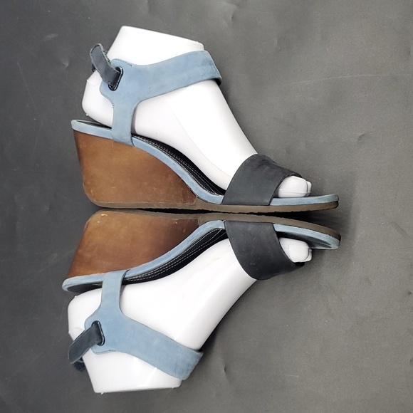 Camper Leather Wedge Sandal EU 38 Hook Loop, US 8 - Picture 8 of 12